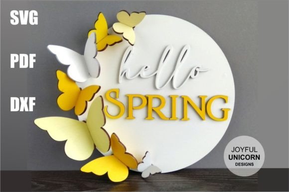 3D Butterfly Spring Door Hanger: A Creative and Practical Solution for Your Space