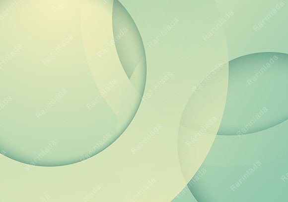 3D Green Pastel Color Geometric Circles: A Versatile Design Element for Modern Creativity