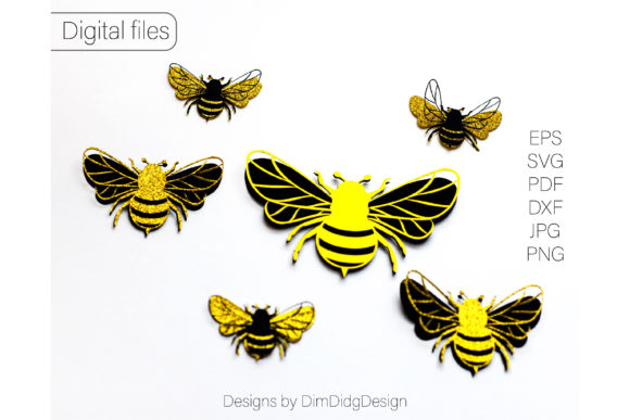 Bee Svg Layer 3D Bee Svg Cricut Paper: A Versatile Design for Creative Projects