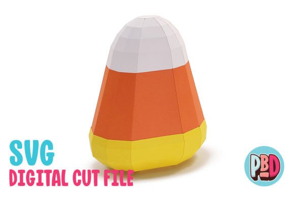 Candy Corn 3D Papercraft: A Spooky and Stylish Way to Celebrate Halloween