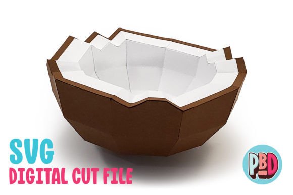 Coconut 3D Papercraft: Creative Fun for All