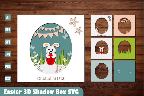 Easter 3D Shadow Box SVG 2: A Creative Digital Tool for Modern Crafters