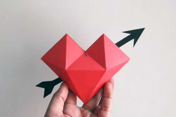 Heart Dangler - 3d Papercraft