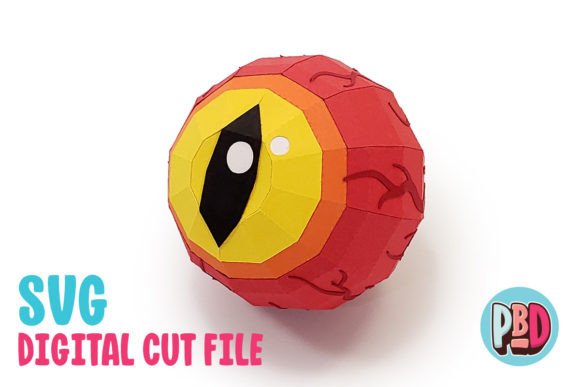 Monster Eyeball 3D Papercraft: A Unique Addition to Your Creative Workflow