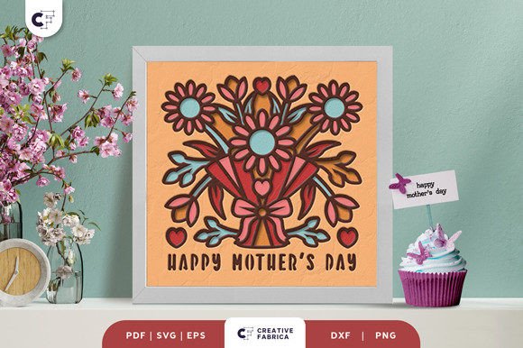 Mother’s Day Flower Bouquet 3D Paper Cut: A Creative and Meaningful Gift