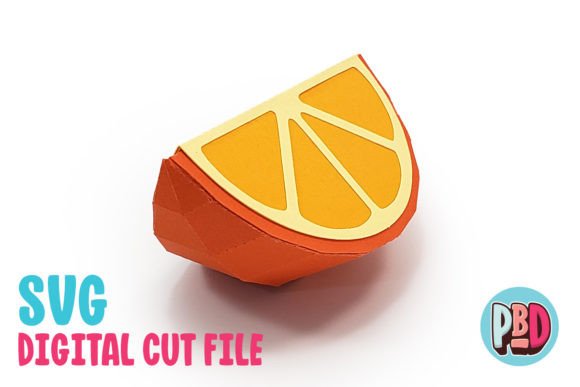 Orange Slice 3D Papercraft: A Creative and Practical Design for Every Occasion