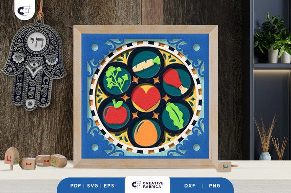 Passover Seder Plate 3D Shadow Box: A Creative Way to Celebrate Tradition