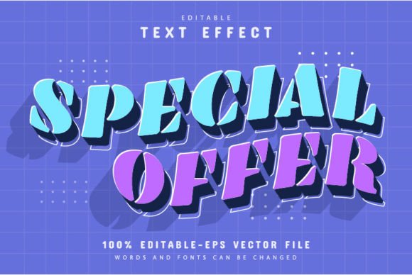 Special Offer Modern 3d Text Effect