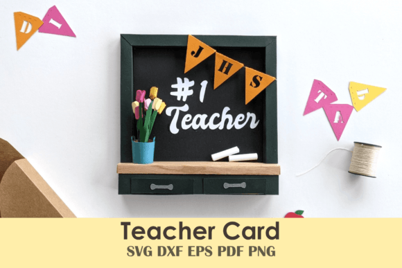 Teacher Appreciation - 3D Card Template: A Creative Way to Show Gratitude