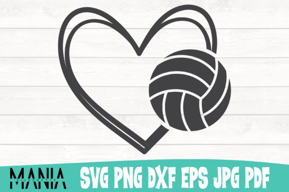 Volleyball Heart Svg Cut File Design: A Creative Powerhouse for Modern Makers